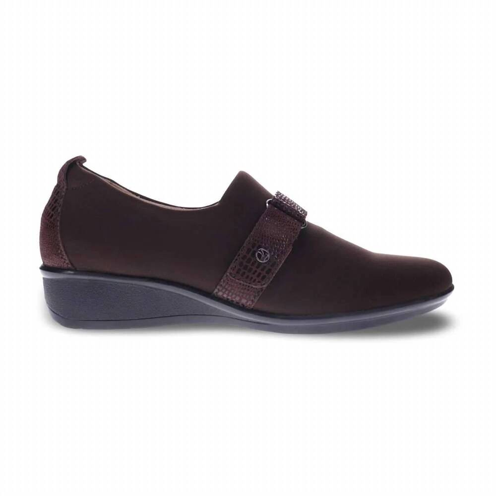 NEW REVERE women's genoa stretch loafer in espresso